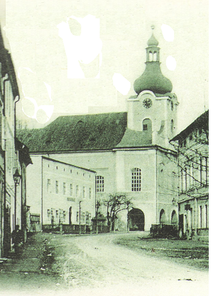 Kostel sv. Vavřince na historickém vyobrazení